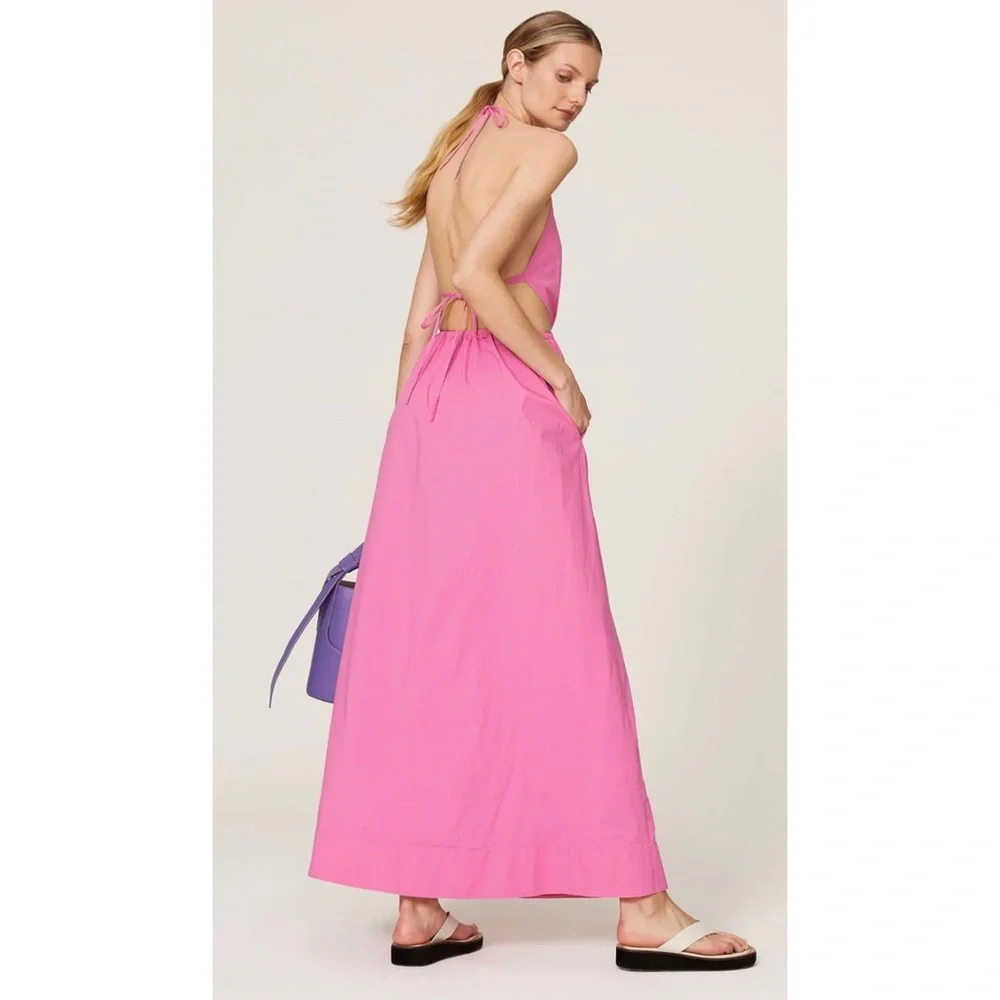 Staud Apfel Cutout Backless Dress - Picture 5 of 14
